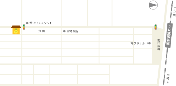 太陽第一幼稚園の地図